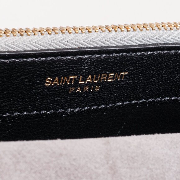 Saint Laurent Silver Leather Kate Tassel Crossbody Bag - Picture 12 of 13